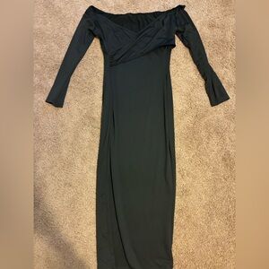 SHEIN Classic Black Long Sleeve Dress